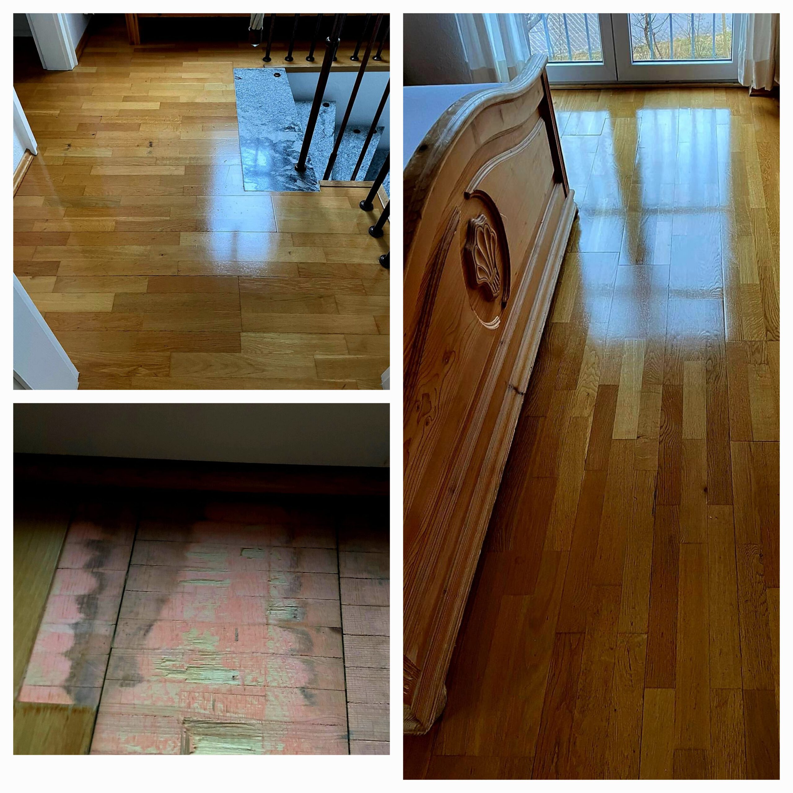 Fussbodenverlegung Laminat Parkettschleifen aufarbeiten ölen